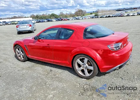 2004 Mazda Rx8 z USA, uszkodzony, nr VIN JM1FE17NX40108666